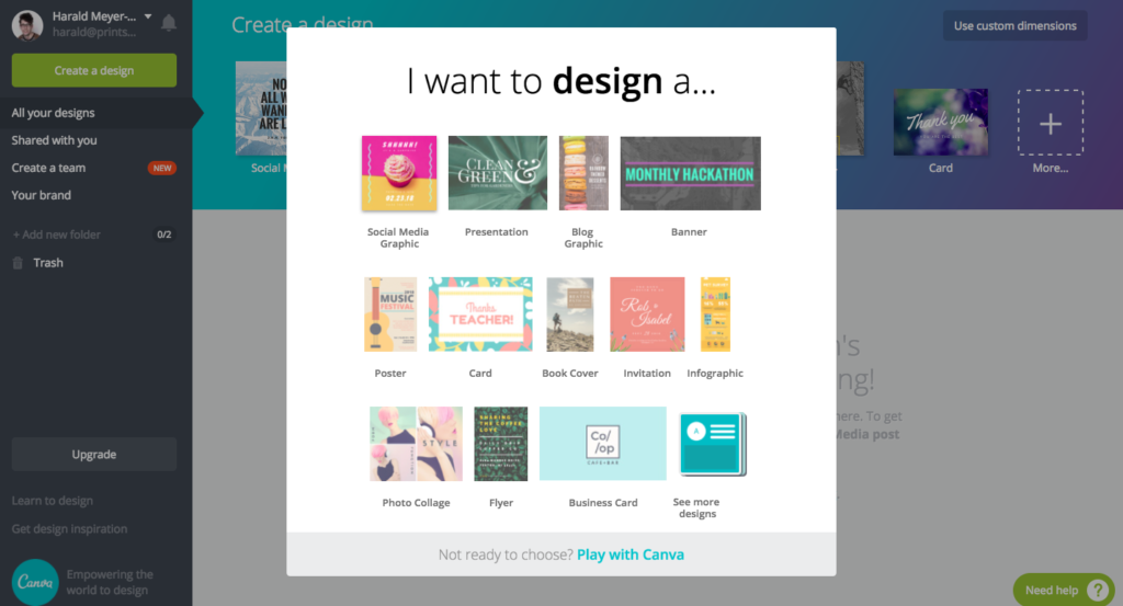 Canva Screen Grab