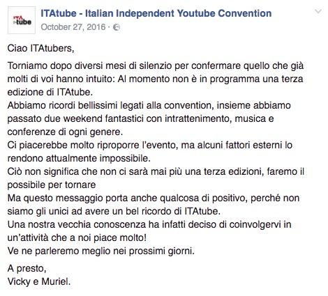 youtube events - itatube