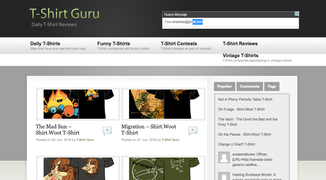 Daily updated T-shirt design blog with fashion inspiration, ideas and community showcase.