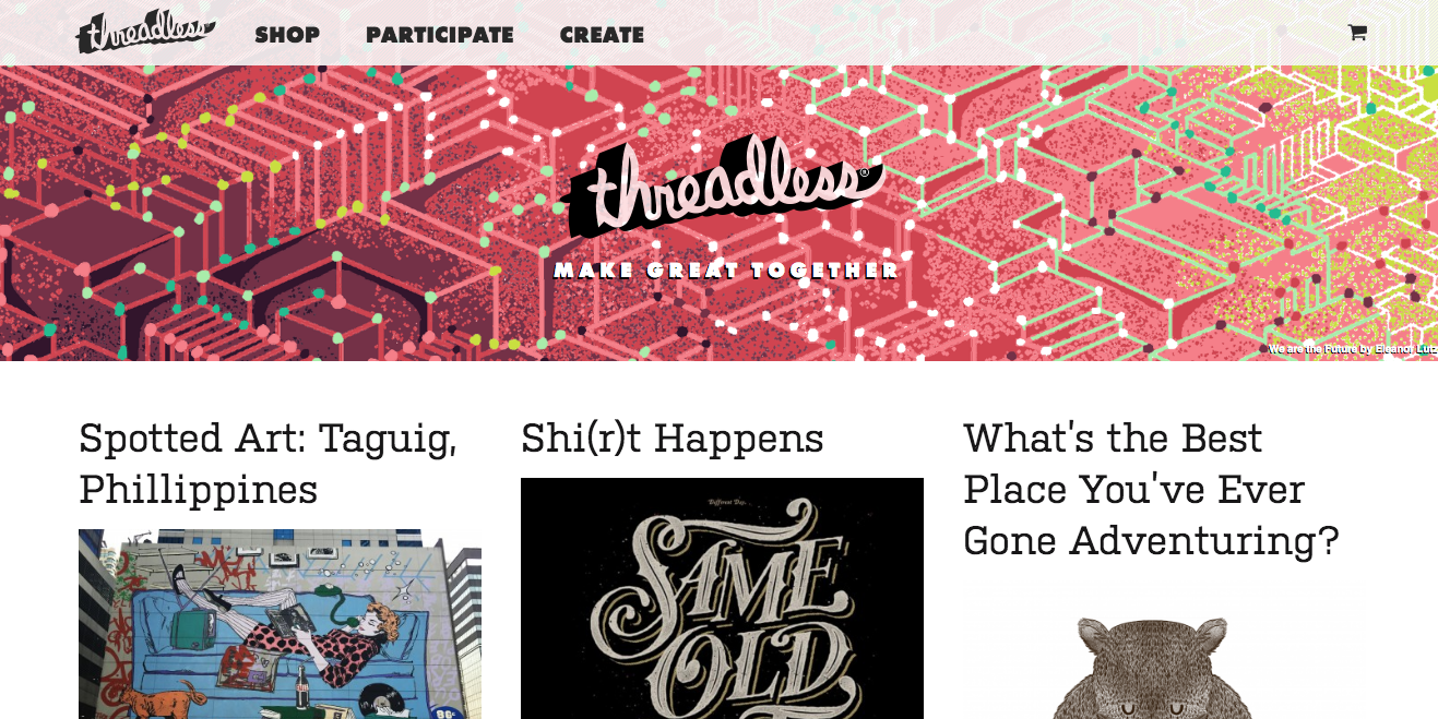 Design blog and community platform where designers work inspire visitors. Learned things can be used in marketing or in technology.