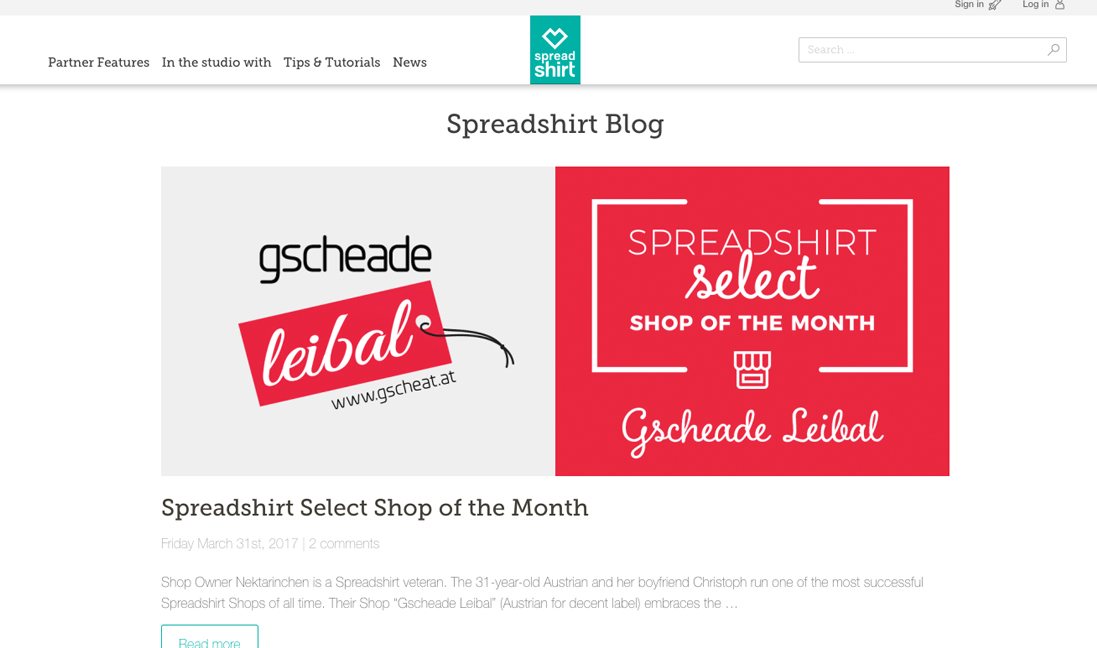 t-shirt blogs spreadshirt