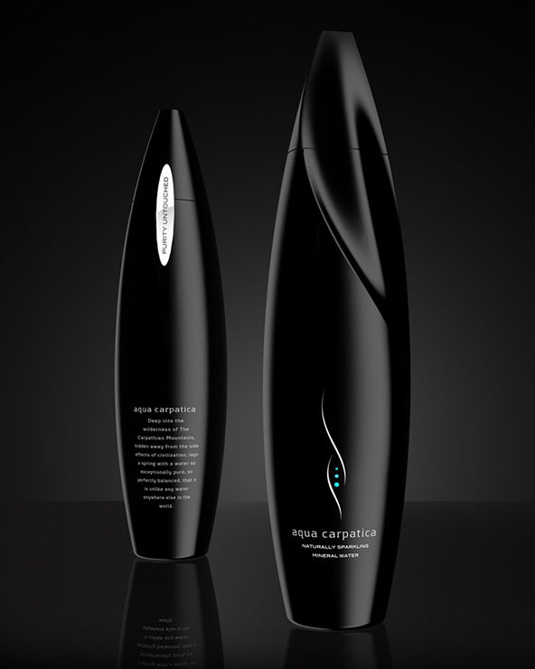 Aqua Carpactica, 25 Amazing Bottle Packaging Design examples, packaging design, packaging design inspiration, design inspiration, cool bottles, vodka bottles, spirits bottles, gin bottle design, vodka bottle design, best bottle designs, product design, graphic design, t shirt printing UK, screen printing UK, screen printing onto bottles, how to create a cool bottle label, Printsome blog, russian bottle designs