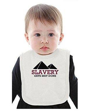 controversial t-shirts, amazon, slavery gets shit done