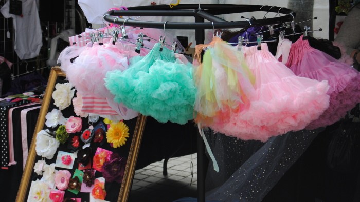 You can shop from borough markets to find food and different collection of t shirts