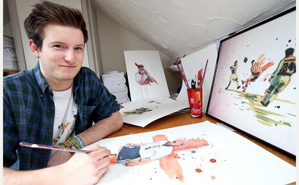 gabe cuthbert, creative people, football t-shirts, football art, football painting, t-shirt printing, t-shirt printing UK, t-shirt printing London, t-shirt printing manchester, t-shirt printing nottingham, t-shirt printing leeds, t-shirt printing liverpool, t-shirt printing newcastle, t-shirt printing birmingham, t-shirt printing bristol, t-shirt printing glasgow