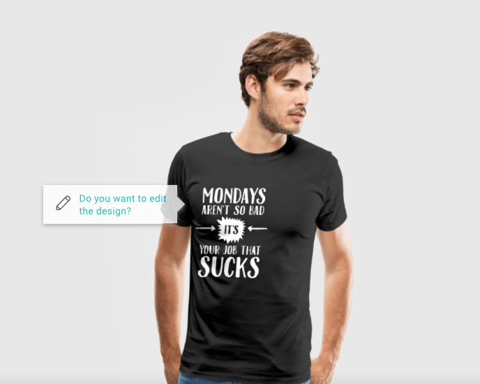 your job sucks - personalised T-shirt, personalised T-shirts for entrepreneurs