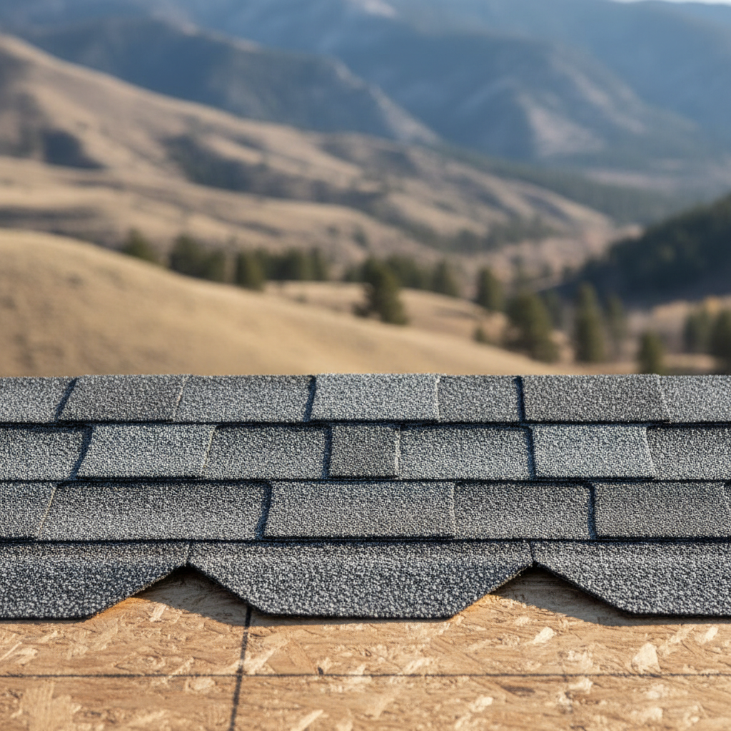 comparison of architectural asphalt roofing shingle samples