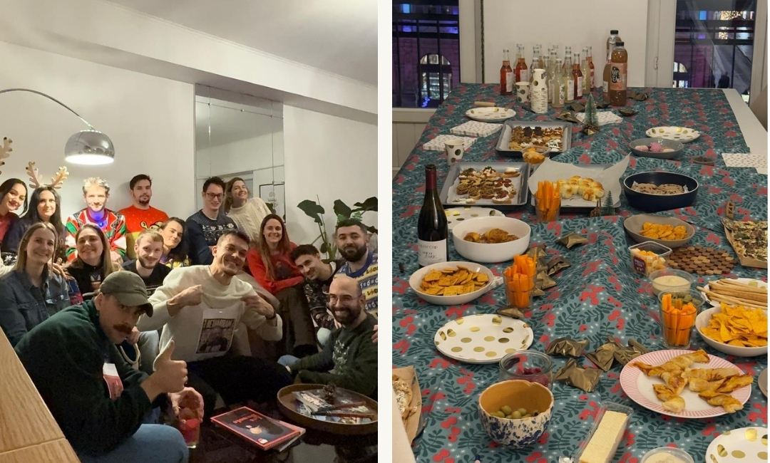 soirée de noël 2025 au coworking station seja