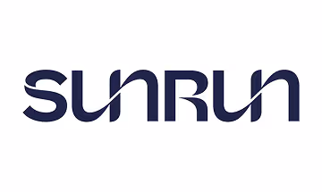 a logo with blue letters