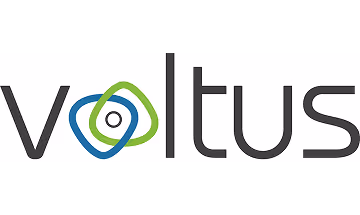 a logo with a black background