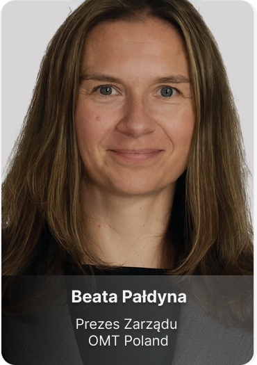 Beata Pałdyna, Prezes Zarządu OMT Poland