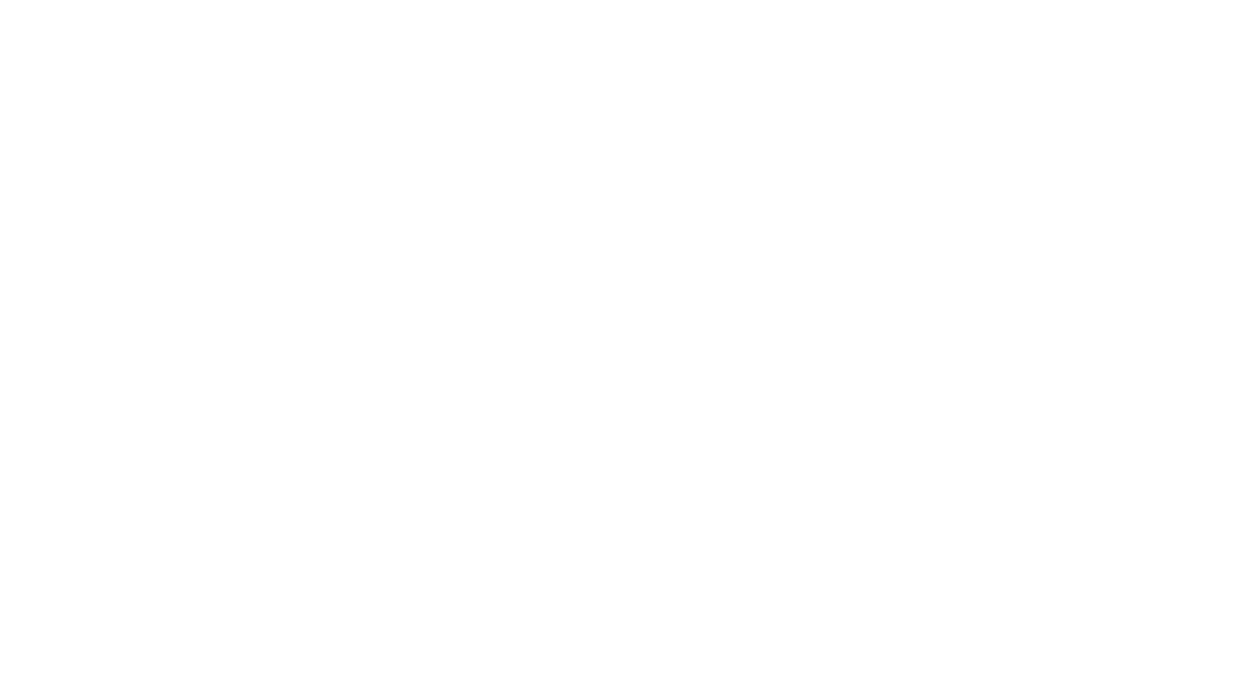Abstract white brushstroke smiley face on a black background.