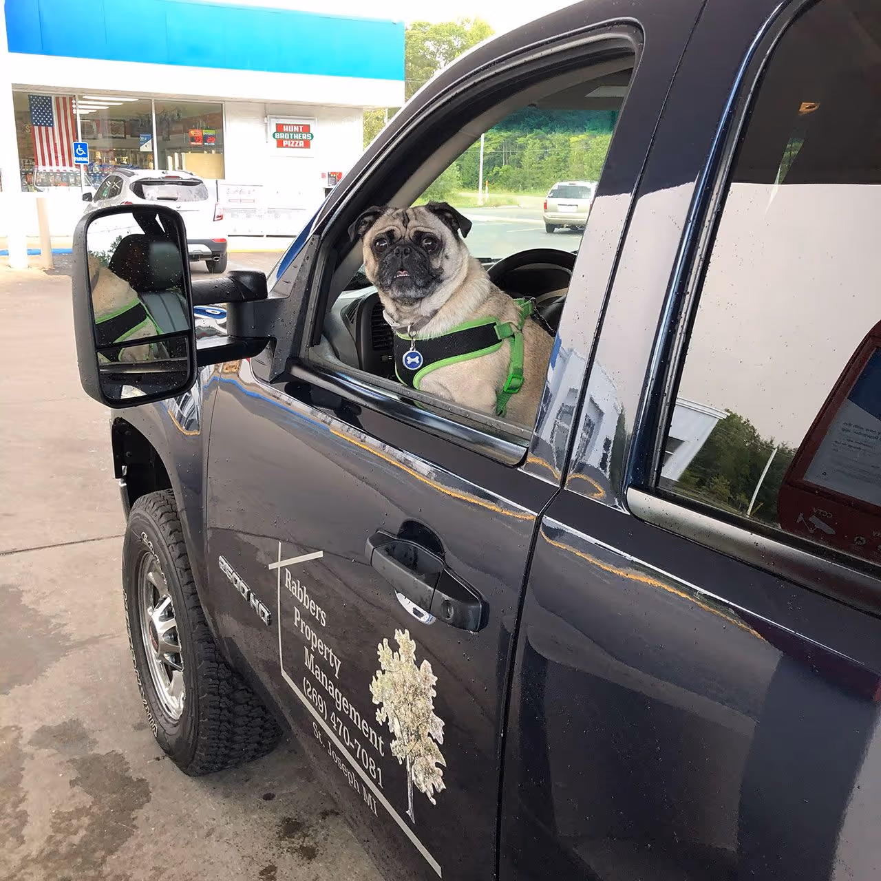 Lakewood Landcare company truck in Southwest Michigan