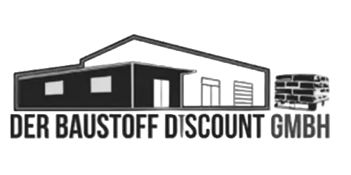 Logo von Der Baustoff Discount GmbH mit stilisiertem Gebäude und Lagersteinen.