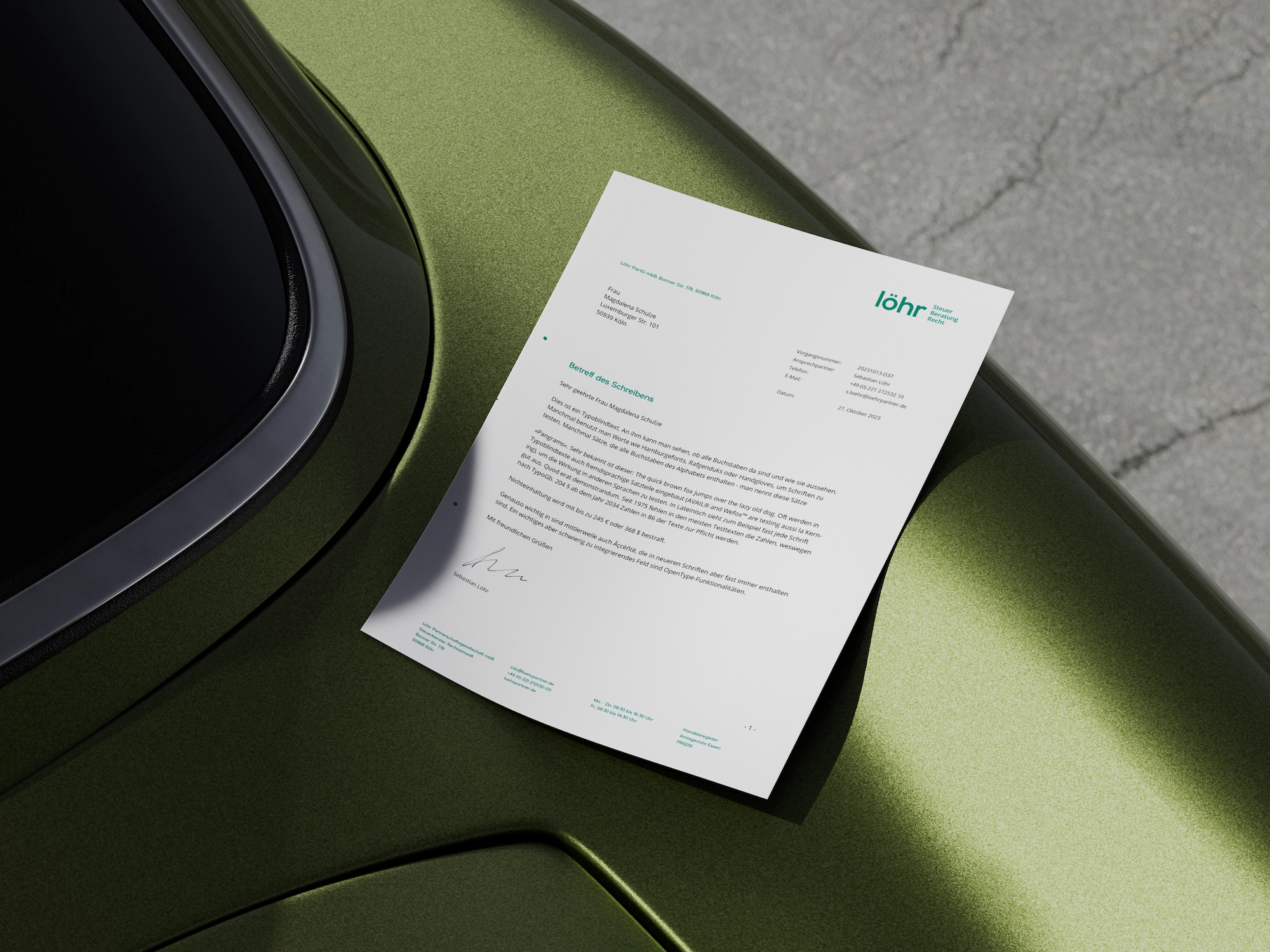 Branding Projekt LOEHR: Visuelle Identität und Art Direction