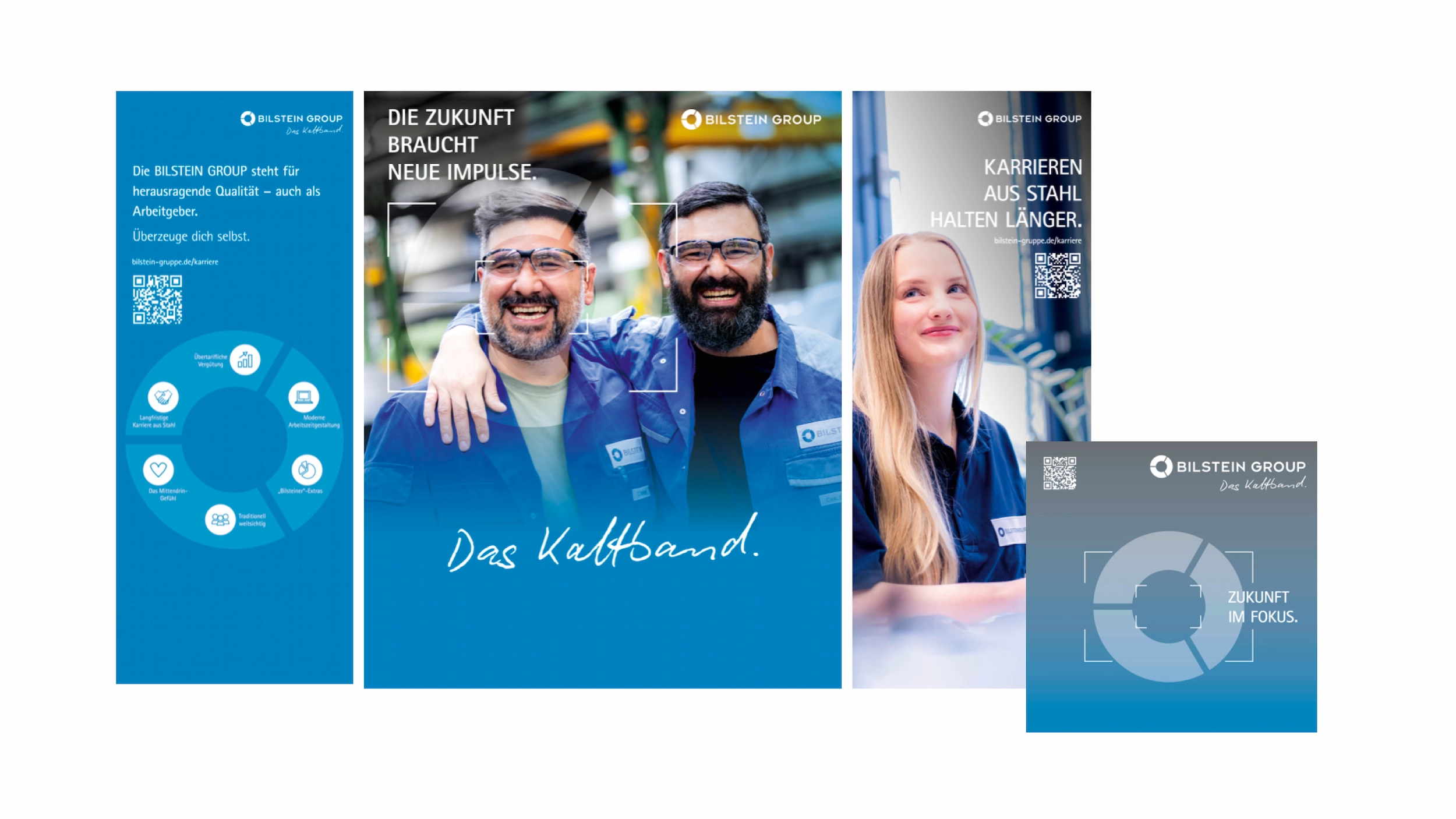 Messekonzept Design für 'Die Zukunft braucht neue Impulse'.