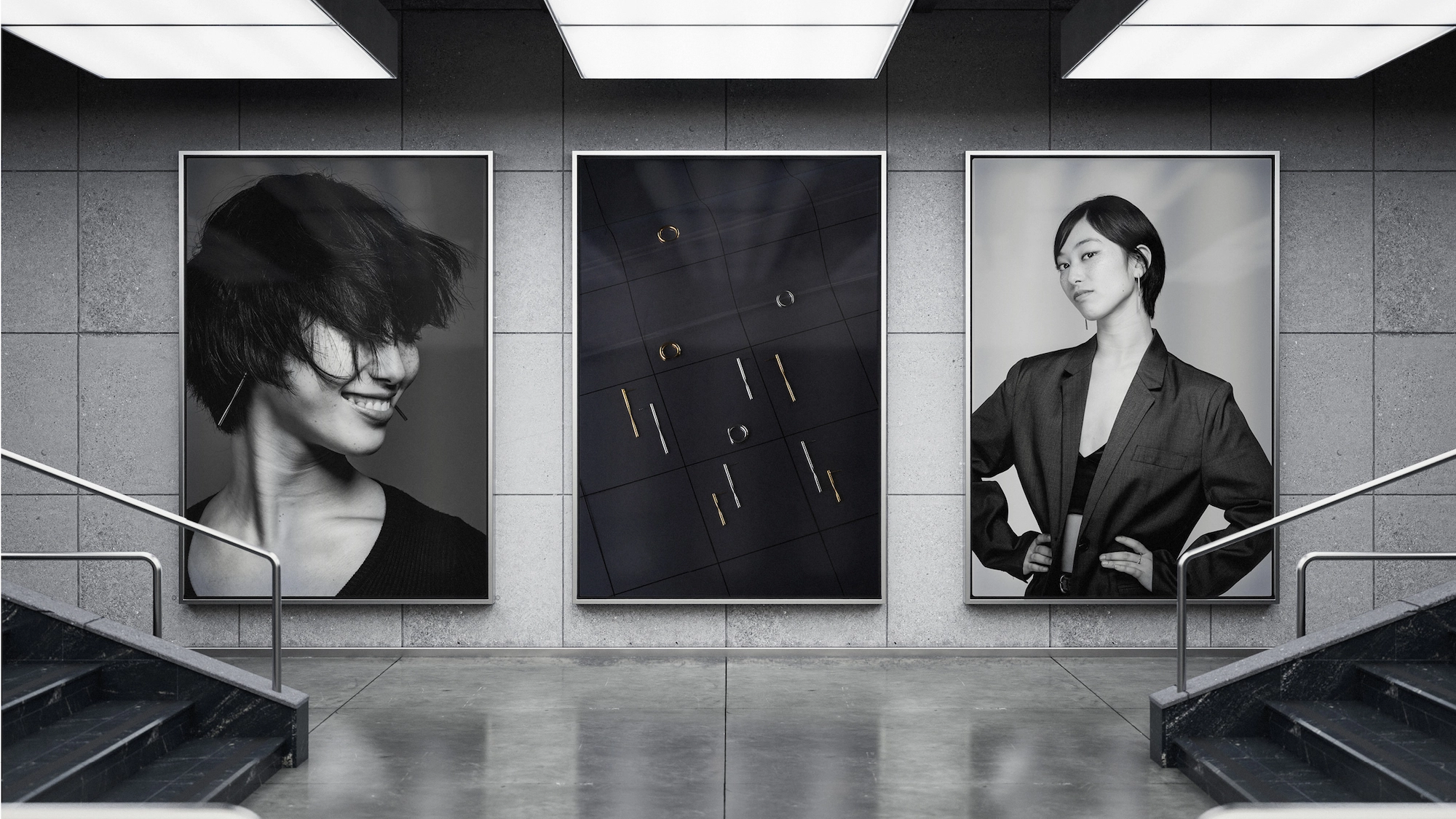 Detailansicht der Adventure Kollektion – Fokus auf die feine Verarbeitung von Silber und Gold.