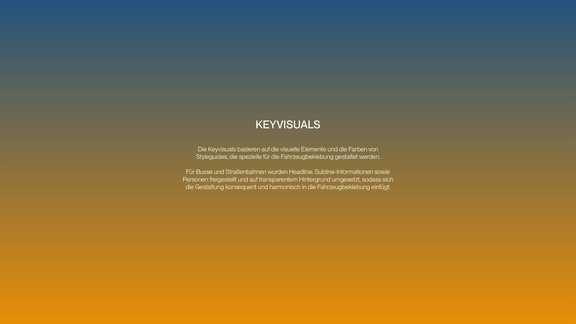 Konzeption der Key-Visuals