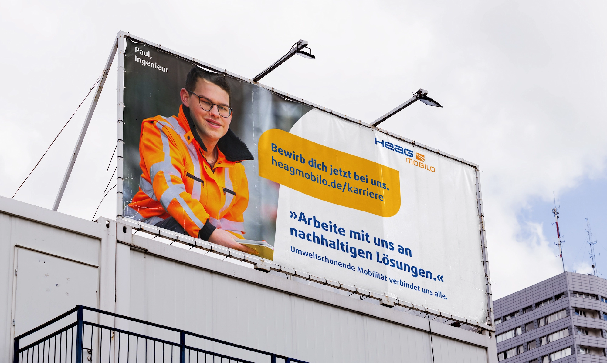 Visuelles Konzept der HR-Kampagne – Gestaltung von großformatigen Werbemitteln für maximale Sichtbarkeit.