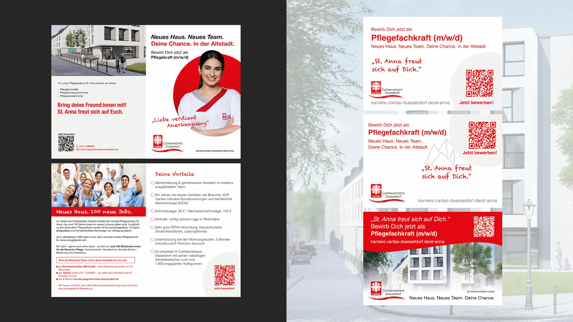 Detailansicht der Typografie und des Layouts