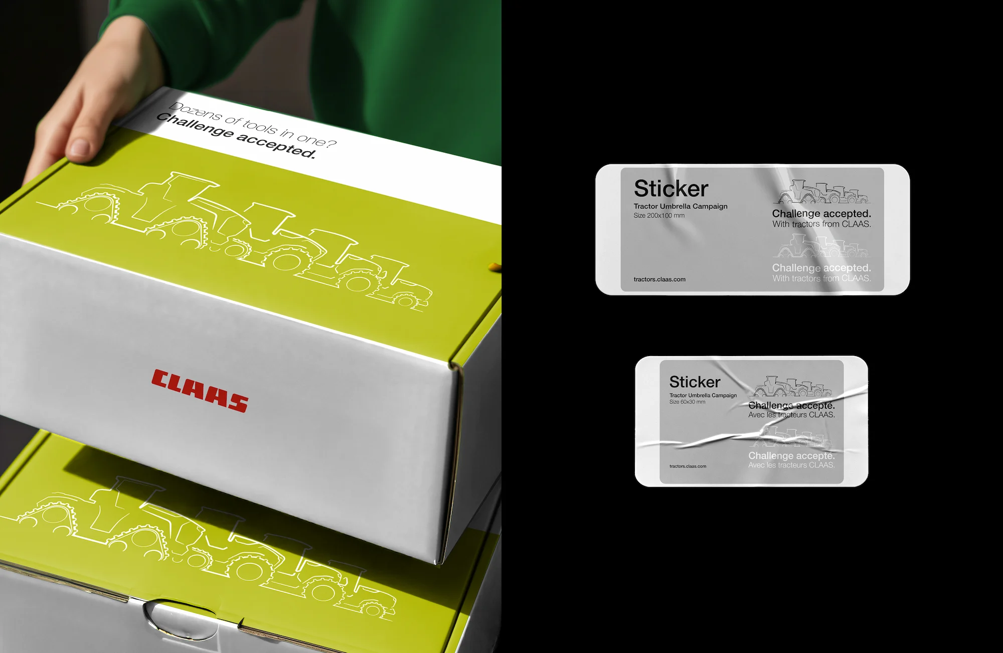 Das grafische Gestaltungssystem für TUC – Präzise Formsprache und serielle Anwendung auf Printmedien und Aufkleber.