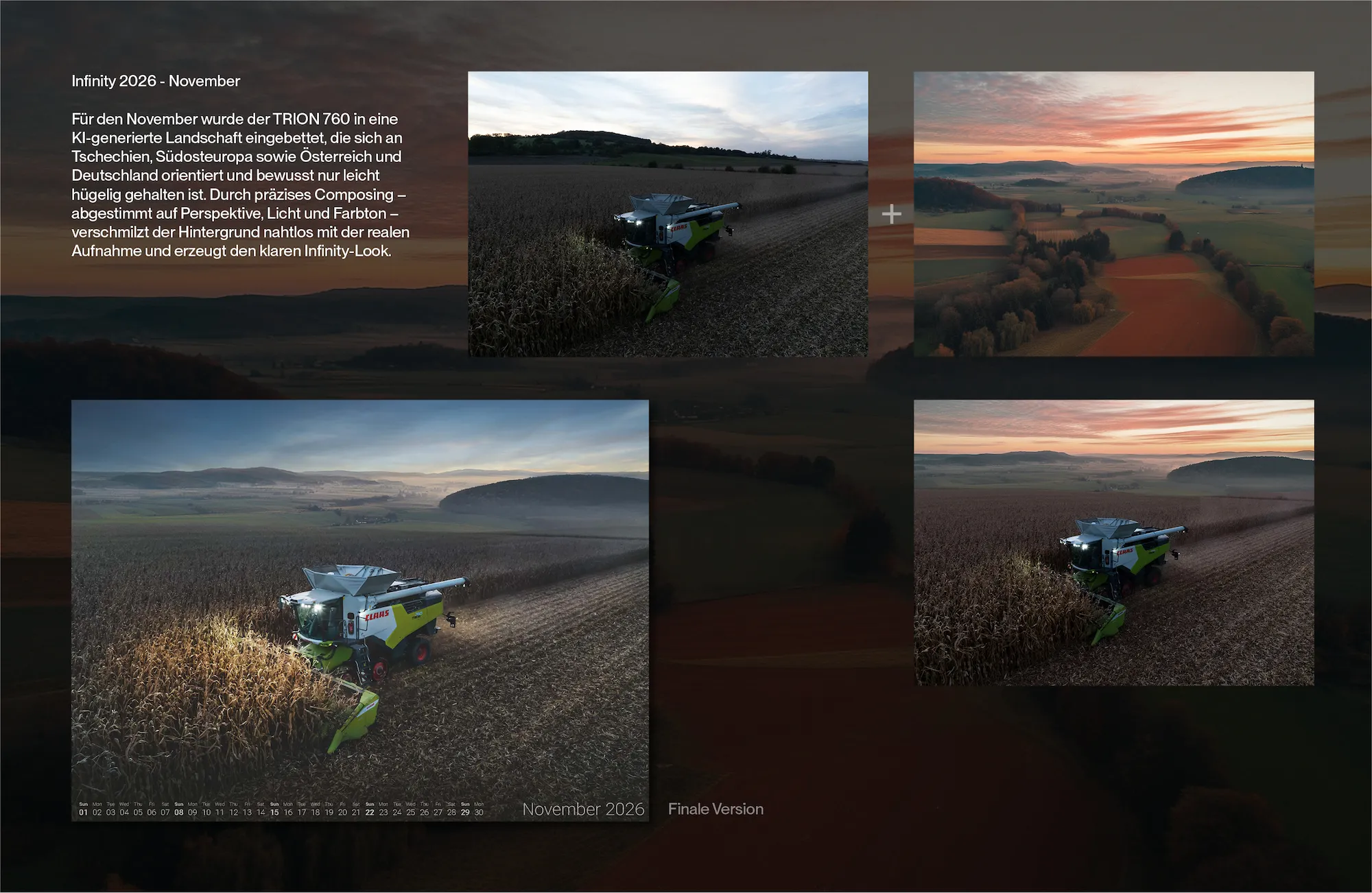 Präzises Bild-Composing für den Infinity-Look – Nahtloser Übergang zwischen Realfotografie und KI-Hintergrund.