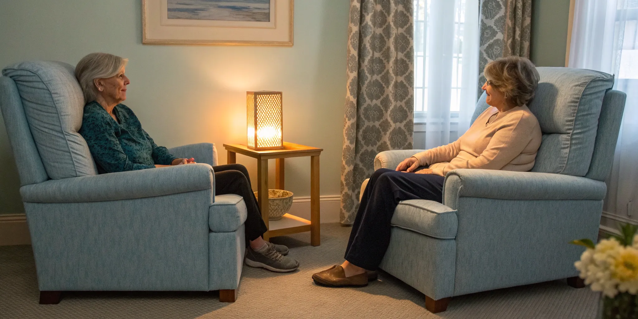 A serious conversation between two women on how to gain trust back in a relationship.