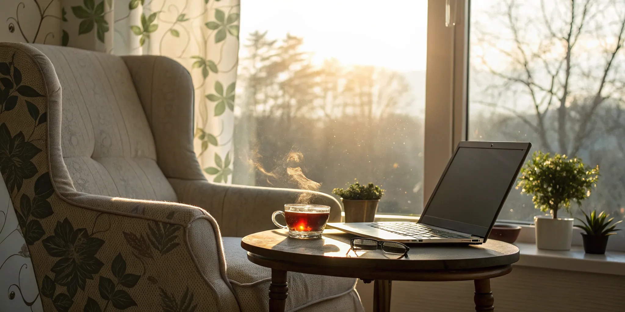 Using a laptop at home to find the best online therapy that takes insurance.