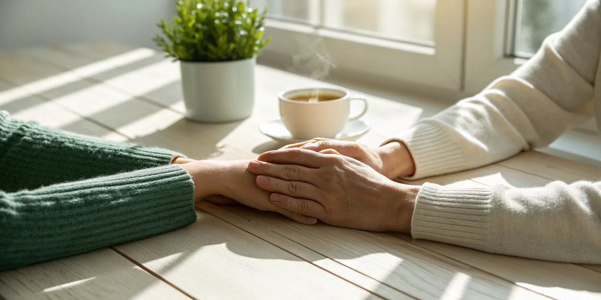 A couple holding hands, showing support for a partner while dealing with OCD in a relationship.