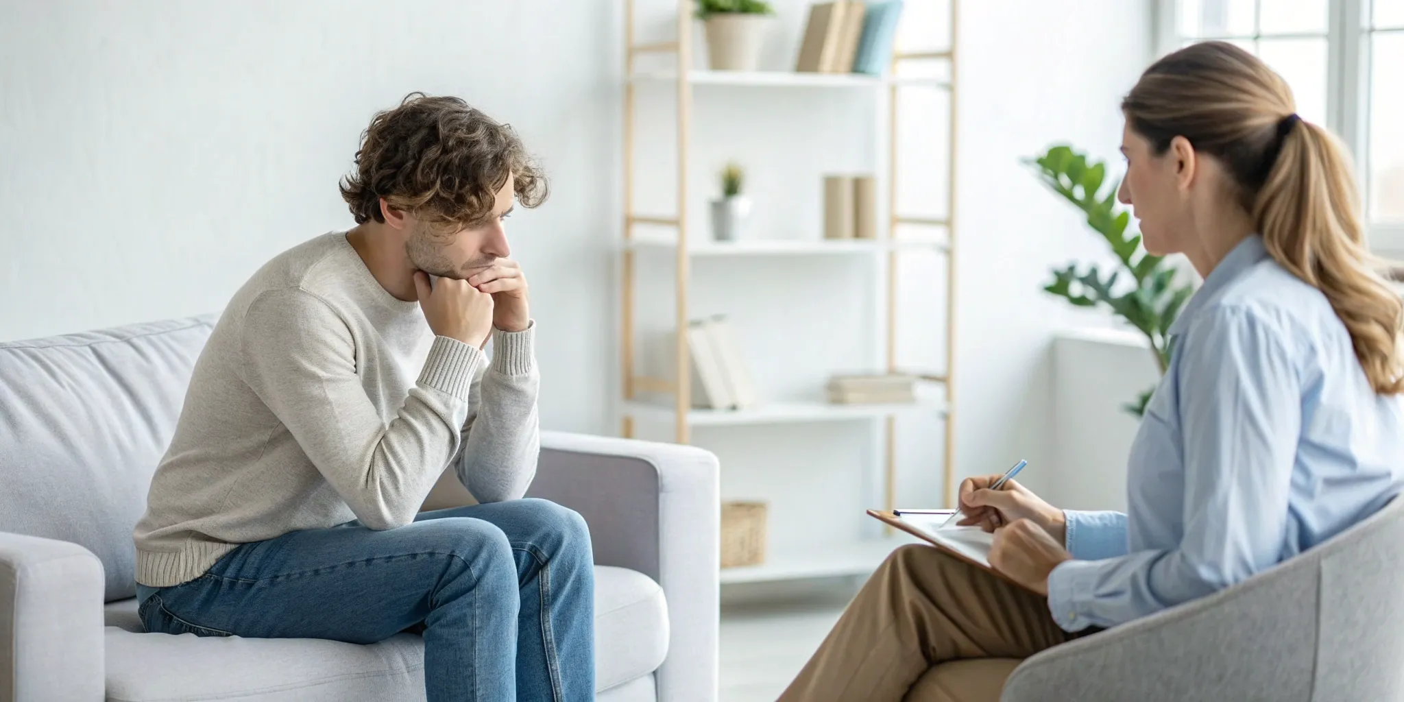 A man discusses how therapy can help him move on after a difficult breakup.