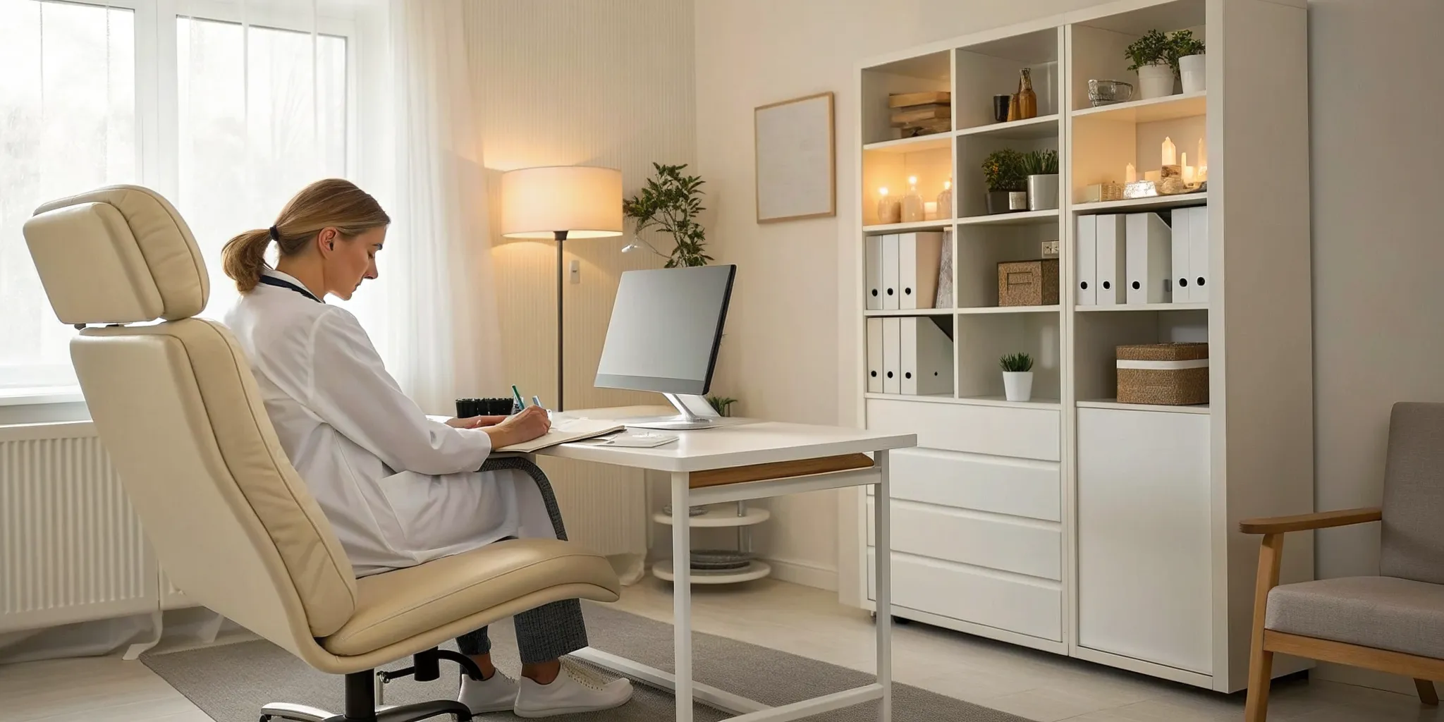 A certified RLT therapist in her office, a resource from the complete guide to finding the right fit.