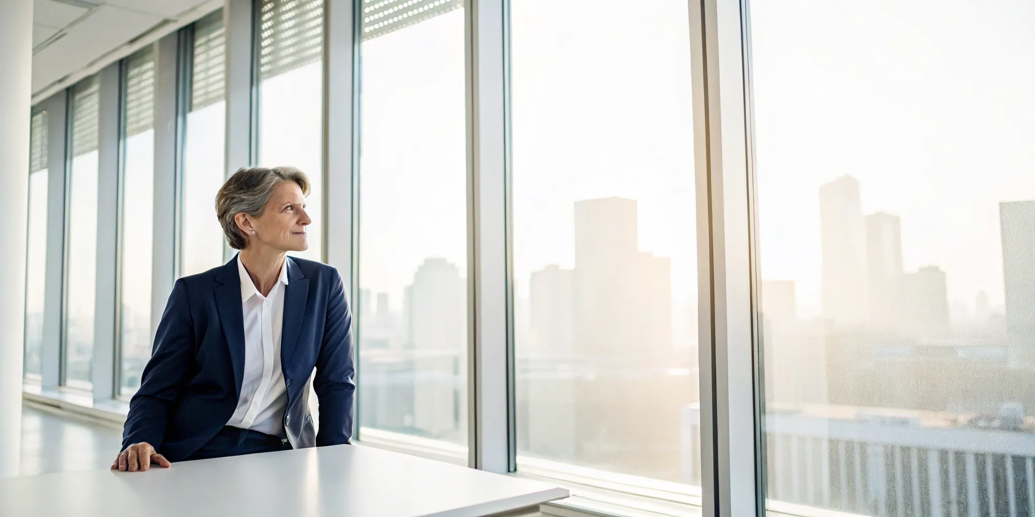 A person looking out a window, contemplating the signs that you have attachment issues.