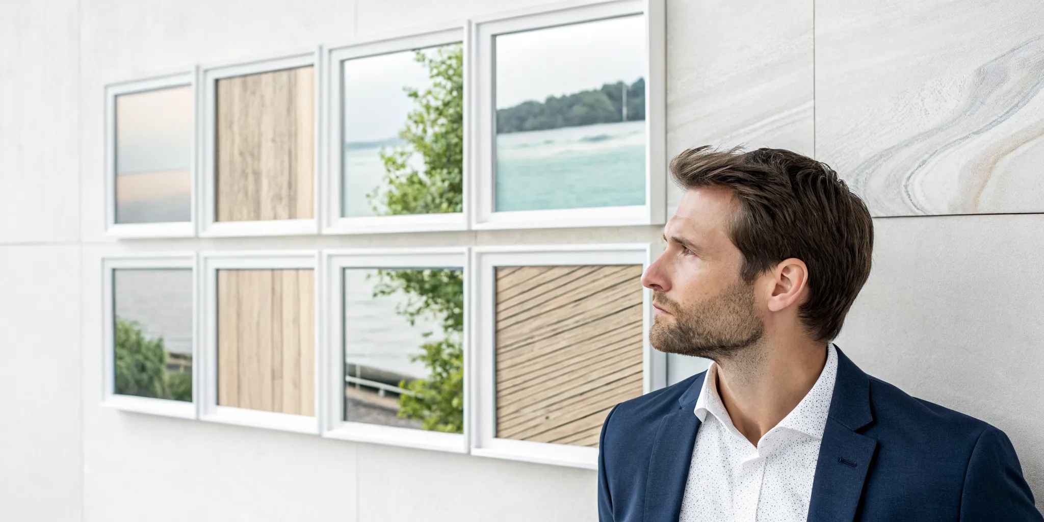 A man practicing a quick technique for how to reduce anxiety immediately.