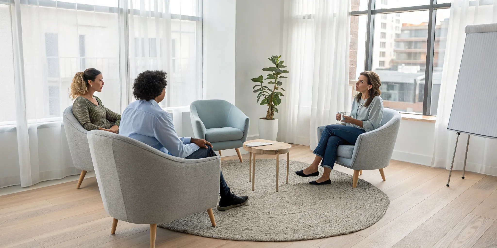 An adult exploring how family systems therapy works to improve their relationships.