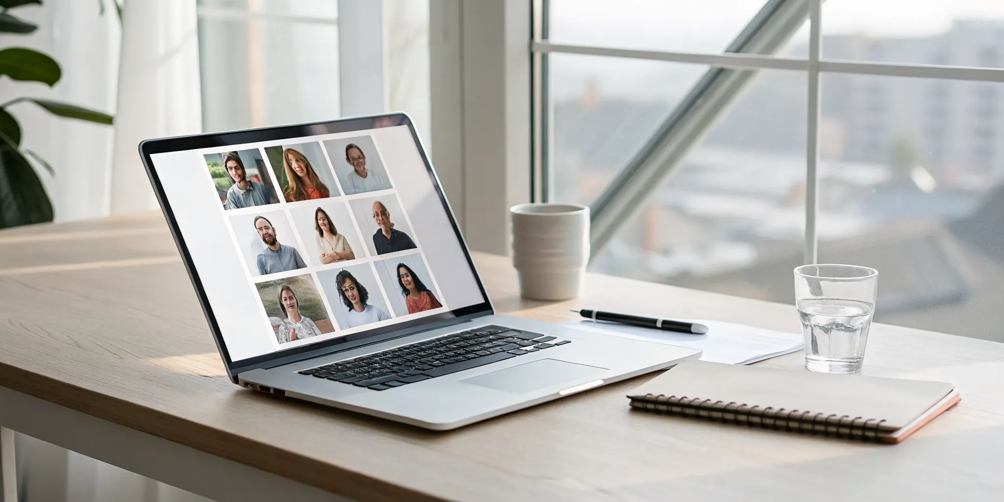 Using a therapist finder on a laptop to find the right therapist.