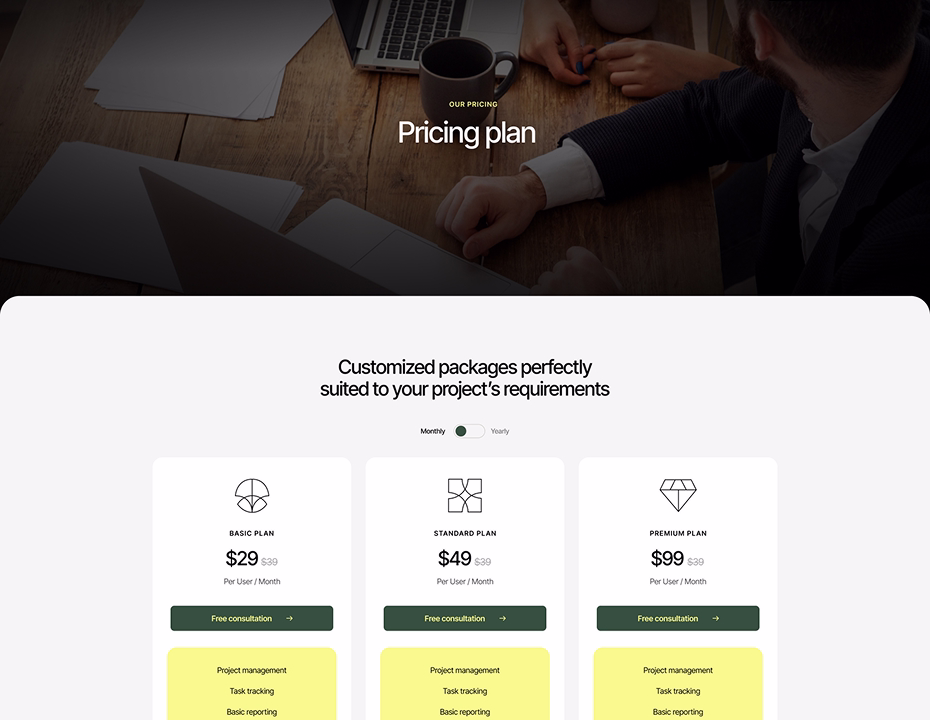 Pricing three preview image