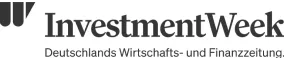 InvestmentWeek Logo mit dem Untertitel Deutschlands Wirtschafts- und Finanzzeitung.