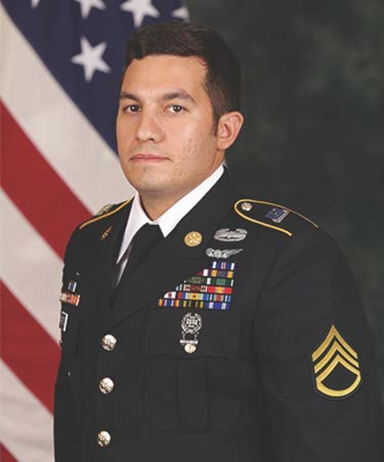 Memorial portrait of Staff Sergeant Vincent P. Marketta