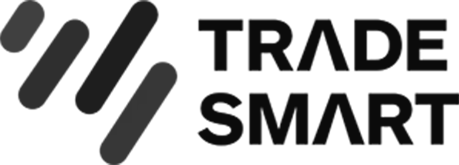 White text on black background reads: Trade smarter, not longer. Featuring a chart icon with upward trend lines.