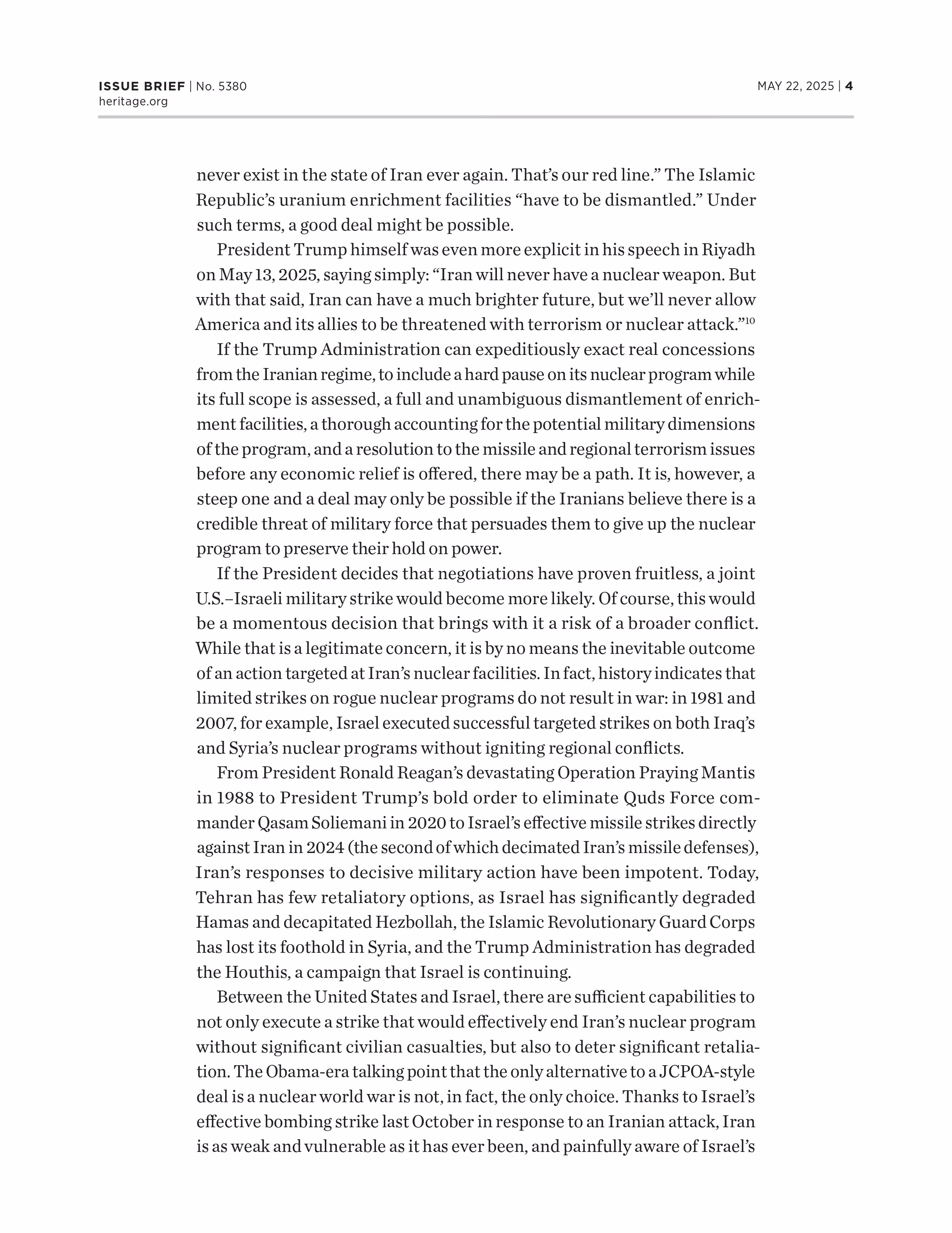PAGE 4 - HERITAGE REPORT