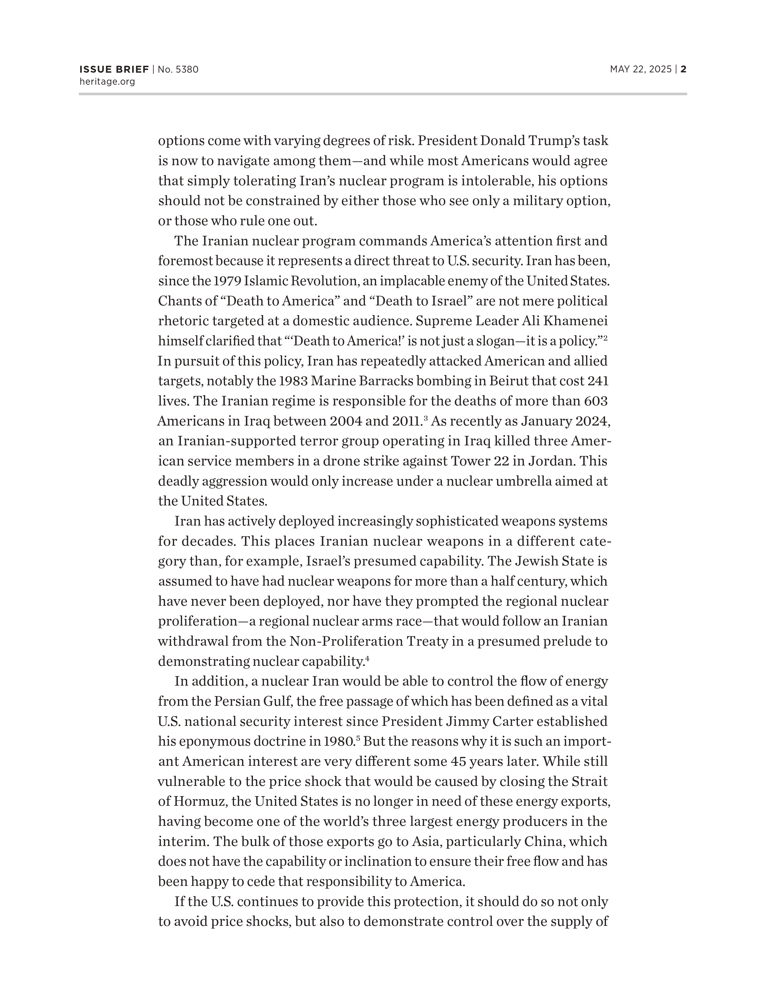 PAGE 2 - HERITAGE REPORT