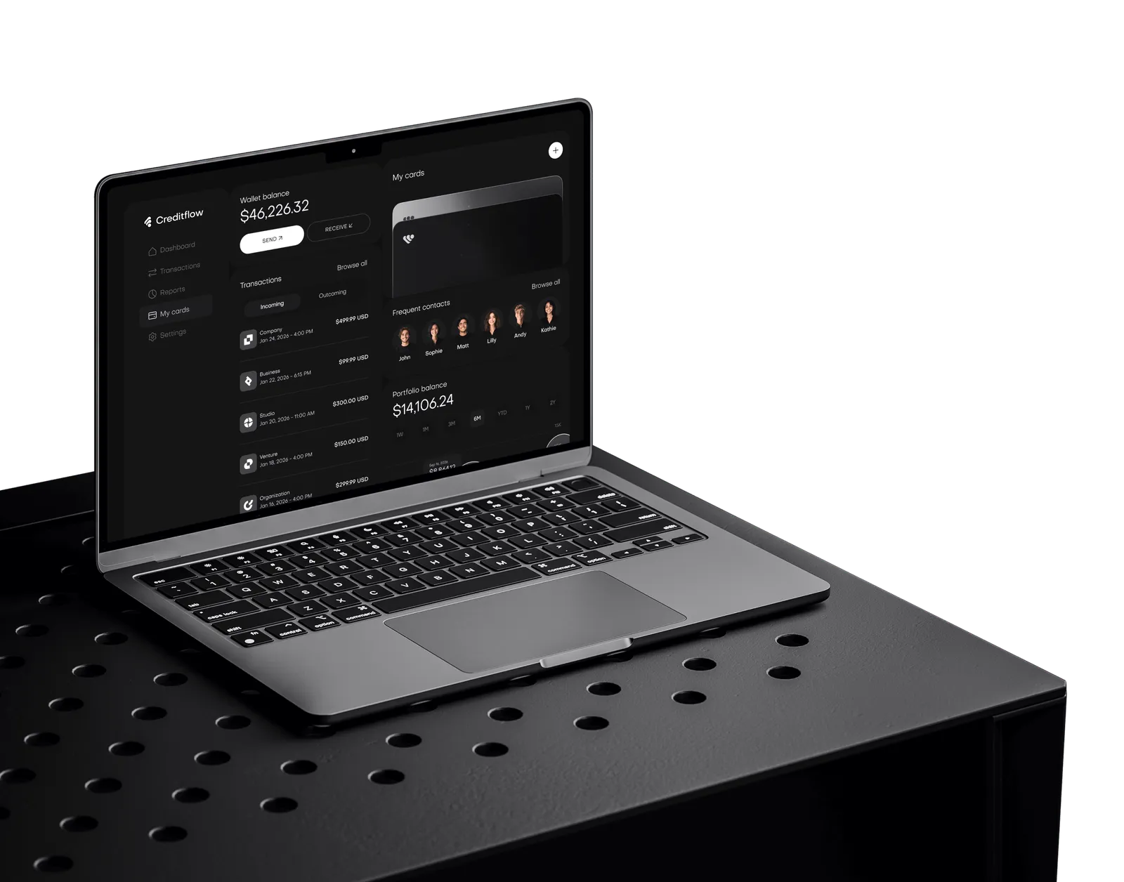 Hero Image - Creditflow Webflow Template | BRIX Templates