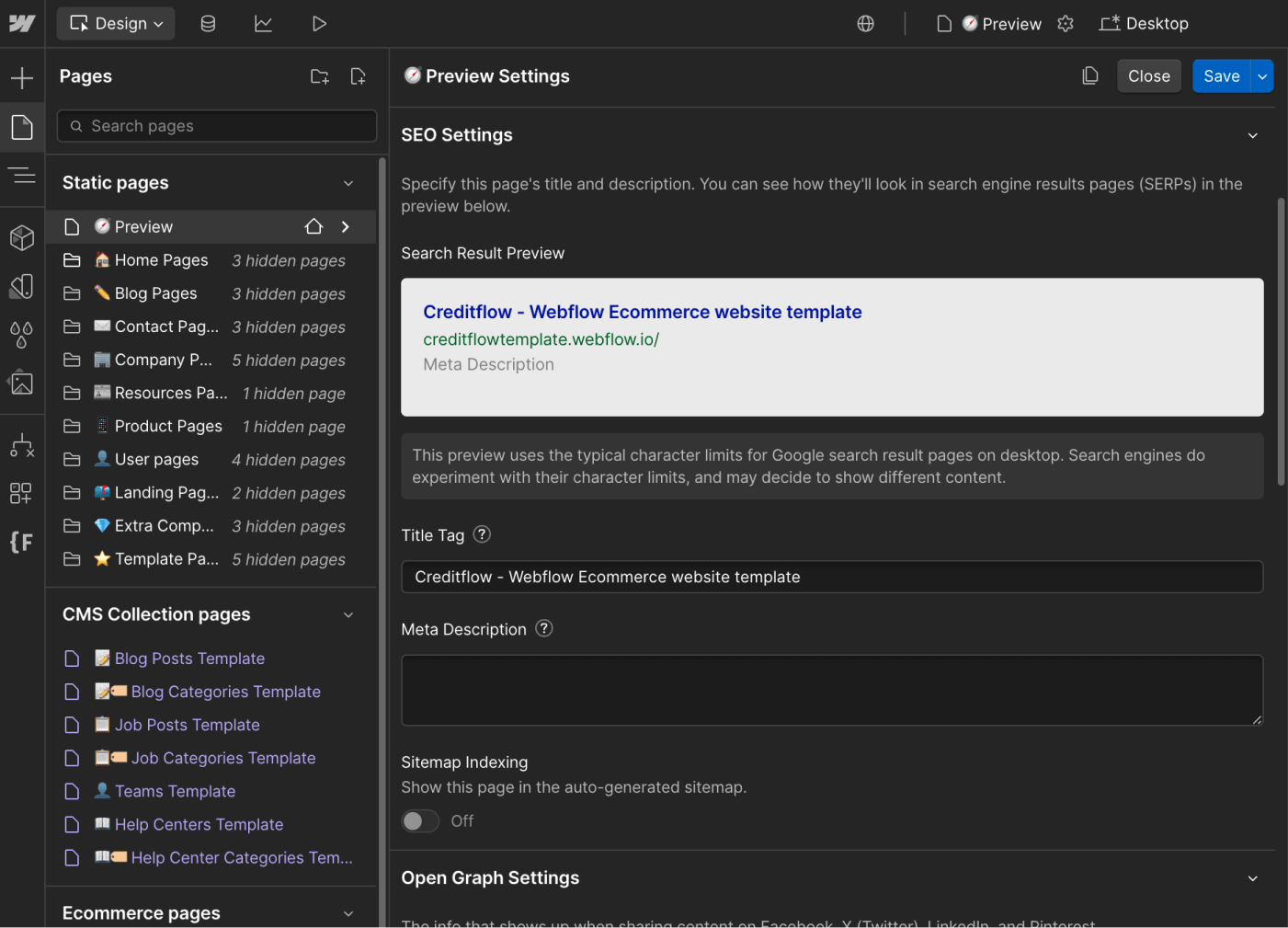 SEO - Creditflow Webflow Template | BRIX Templates