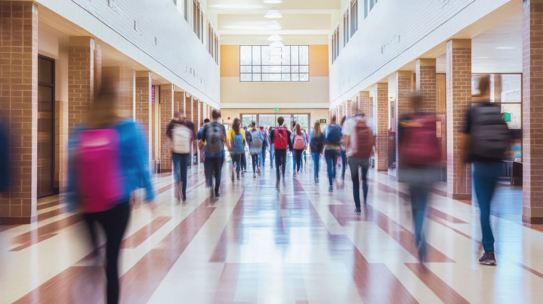 image of classroom setting (for a edtech)