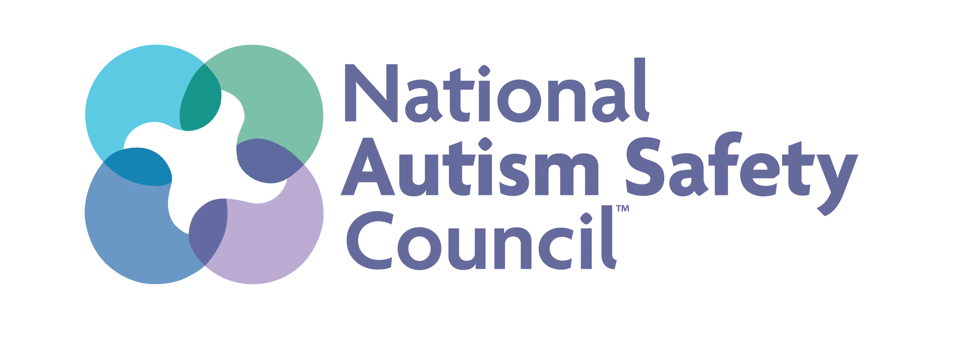 National Autism Safety Council logo with overlapping blue and green circles