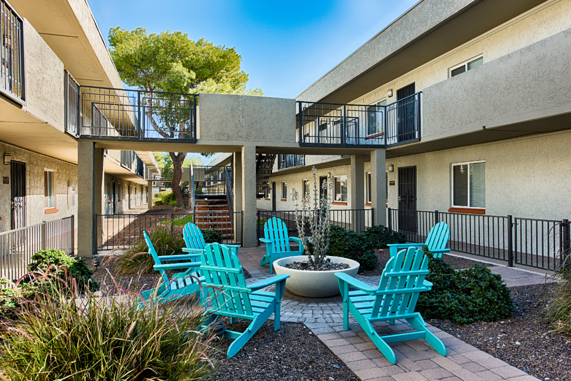 Outdoor sitting area