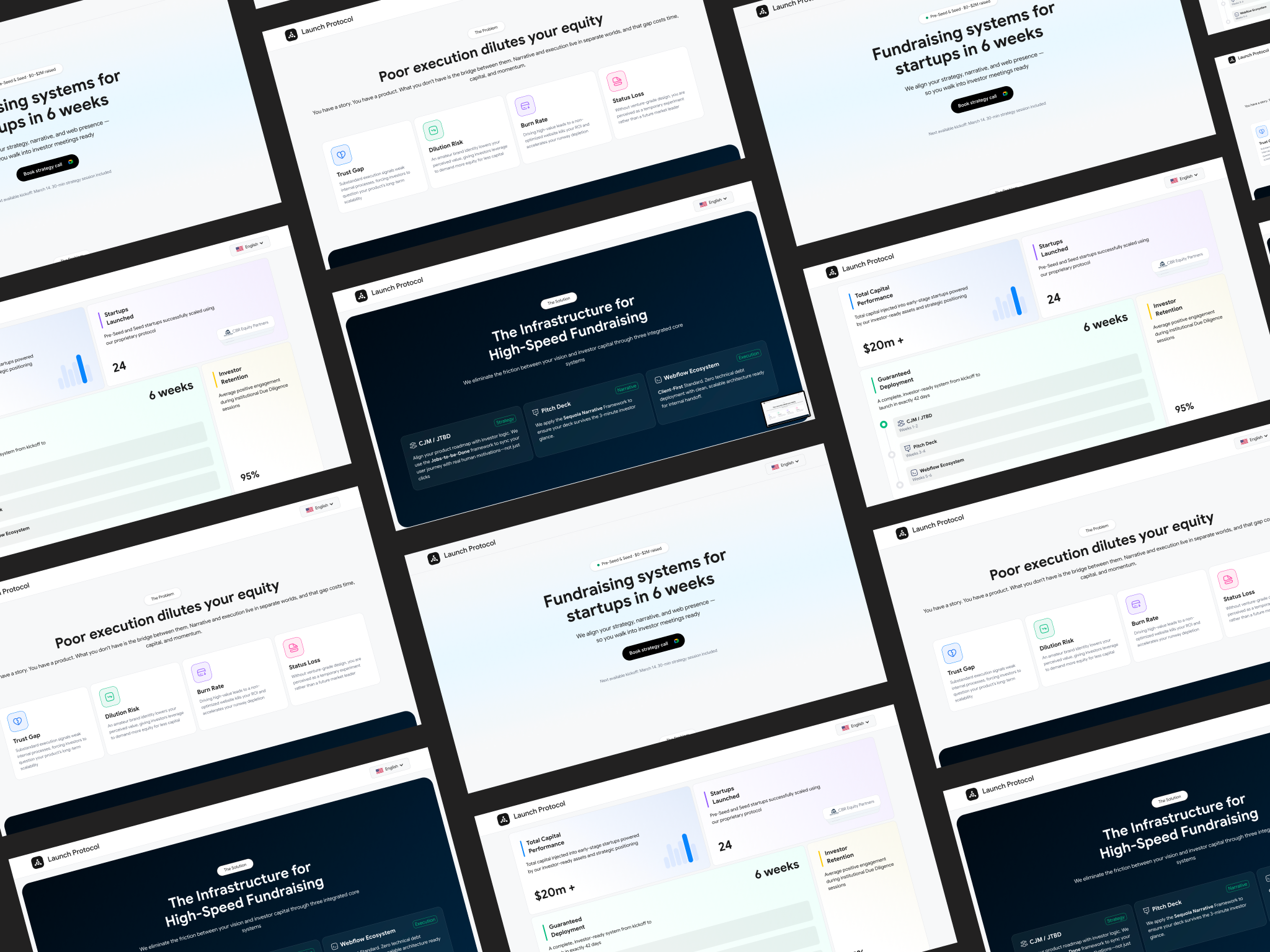 Startup Fundraising Landing