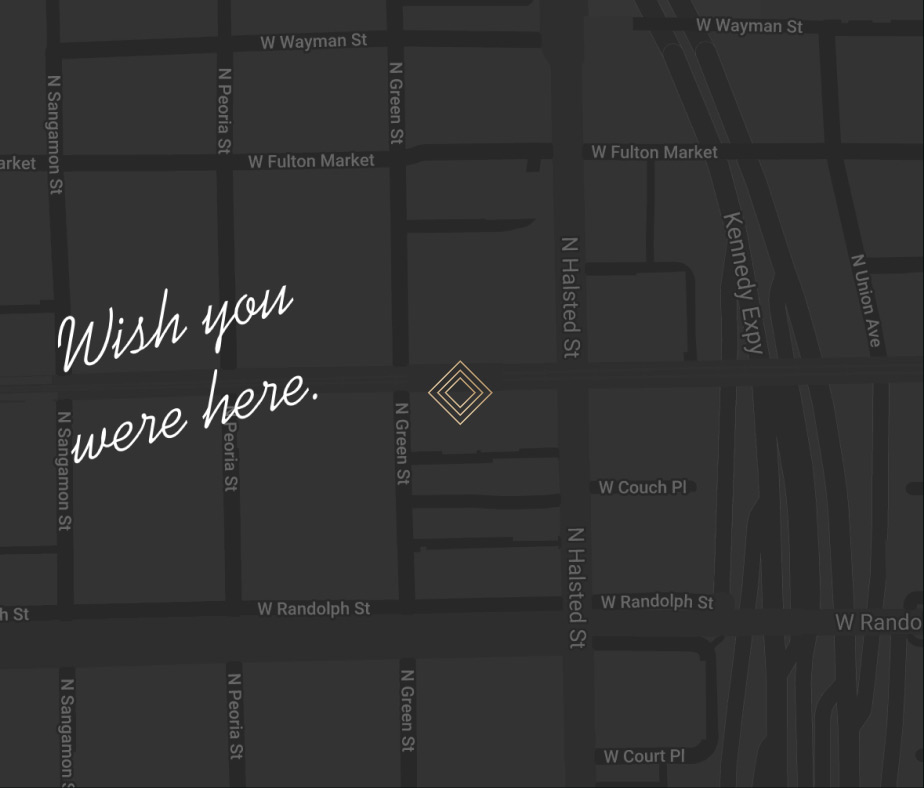 Custom moody google maps on the BLVD website