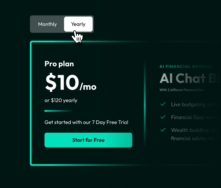 Cashflow Pilot's pricing page
