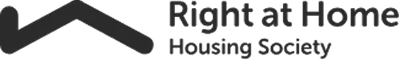 Right at Home Housing Society logo.